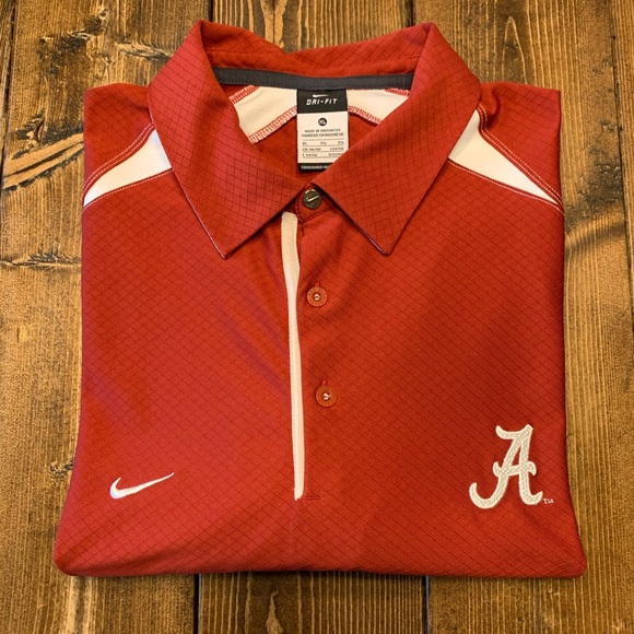 Nike Other - Nike Dri-Fit Alabama Crimson Tide Polo